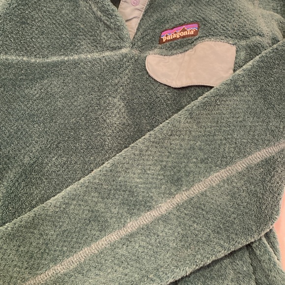 Patagonia Re-Tool Snap-T Fleece Pullover XS Teal Green - Picture 3 of 8